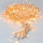 Edm - Feststehende Girlande 120 Leds Wei&szlig; Warm 220v 12m Ip44 Transparentes Kabel