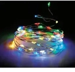 Draht Lichterkette 160 Led Mit Timer Und 8 Funktionen 795 Cm - Bunt/multi - Innen Und