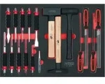 Ks Tools Scs Feilen-, Mei&szlig;el- Und Hammer-satz, 18-tlg. In 1/1 Systemeinlage