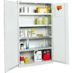 Stumpf - Umweltschrank Bp-4 Lichtgrau + 4 Auffangwannen Durchgehend - 7598007