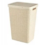Jute 58l Korb Mit Deckel, Creme - Curver