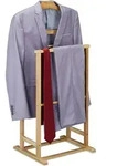 Herrendiener, Stummer Diener Bambus, Damen & Herren, Kleiderablage Schlafzimmer, Hbt: