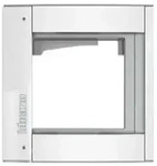 Bticino Rahmen+m-tr&auml;ger 1m Allwhite (350212)