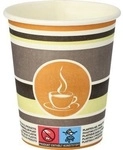 Trinkbecher Coffee To Go Einweg 200ml Pappe Mehrfarbig 50 St./pack.
