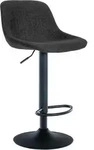 Barhocker Loft Schwarz Stoff