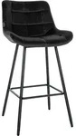 Barhocker Weston Schwarz Samt