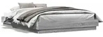 Bettgestell Grau Sonoma 140x200 Cm Holzwerkstoff Vidaxl