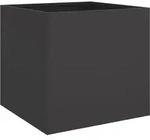 Pflanzk&uuml;bel Schwarz 49x47x46 Cm Stahl Vidaxl