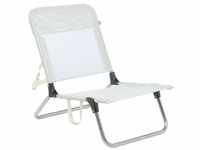Quick Liegestuhl aus Aluminium mit weißem Stoff 022tx bi - Fiam