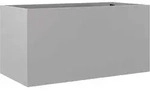 Pflanzk&uuml;bel Silbern 62x30x29 Cm Verzinkter Stahl Vidaxl
