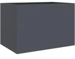 Pflanzk&uuml;bel Anthrazit 62x47x46 Cm Stahl Vidaxl