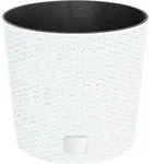 Pflanzk&uuml;bel Mit Herausnehmbaren Einsatz Wei&szlig; 15/15,3l Pp-rattan Vidaxl