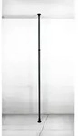 Hauptstange Herkules Schwarz, Verstellbar Bis 300 Cm , Schwarz, Stahl Schwarz,