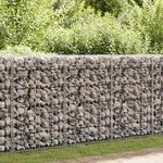 Vidaxl - Gabionenwand Mit Abdeckung Verzinkter Stahl 300&times;50&times;100 Cm