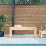 Vidaxl - Gartenbank 110x38x45 Cm Massivholz Kiefer
