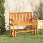 Vidaxl Garten-schaukelbank 110 Cm Massivholz Akazie