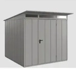 H&ouml;rmann Ecostar Metall-ger&auml;tehaus Elegant Mit Pultdach Typ 2, 248 X 283 Cm,
