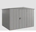 H&ouml;rmann Ecostar Metall-ger&auml;tehaus Elegant Mit Satteldach Typ 3, 324 X 248 Cm,