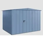 H&ouml;rmann Ecostar Metall-ger&auml;tehaus Elegant Mit Satteldach Typ 3, 324 X 248 Cm,