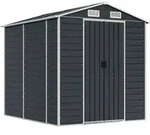 Ger&auml;tehaus Anthrazit 191x215x198 Cm Verzinkter Stahl - Vidaxl