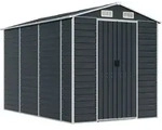 Ger&auml;tehaus Anthrazit 191x300x198 Cm Verzinkter Stahl - Vidaxl