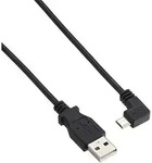 Startech.com Micro-usb Kabel Schwarz 0,5 M Mit Abgewinkeltem Stecker