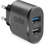 Sbs Travel Charger 100/250v 2100mah Fast Char