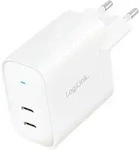 Logilink - Pa0282 Usb Ladeger&auml;t 20 W 2x Usb-c&reg; Usb Pd Wei&szlig; Innenbereich Usb...