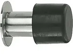 Fsb - T&uuml;rstopper Wand 60mm Zum Schrauben - T&uuml;rpuffer Gummi Stopper, Edelstahl Matt