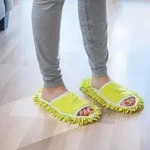 Northix Mop&go Wischpantoffeln Gelb Einheitsgr&ouml;&szlig;e
