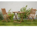 Rio Set 3tlg 2 Sessel Tisch 70x70cm Eukalyptus