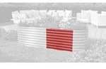 Vitavia - Erweiterung 'stretched' F&uuml;r Hochbeet '630', Rubin Rot, 80 X 63 Cm