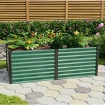 Vitavia - Hochbeet 'linus 630', Seegras/ Schwarz, 188 X 96 X 63 Cm (l X B X H)