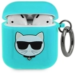 Karl Lagerfeld Choupette Airpods 1 H&uuml;lle Blau