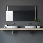 Talos Light Badspiegel Mit Beleuchtung - Led Badezimmerspiegel 140x70 Cm -