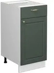 K&uuml;chenunterschrank Fame-line, Gr&uuml;n-gold Landhaus, 40 Cm Ohne Arbeitsplatte Vicco