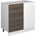 Vicco - Eckunterschrank R-line, Grau, 86 Cm Ohne Arbeitsplatte
