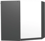 Eckh&auml;ngeschrank R-line, Wei&szlig;, 57 Cm J-shape Vicco