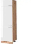 Vicco - K&uuml;hlumbauschrank R-line, Wei&szlig; Hochglanz, 60 Cm