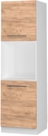 Vicco - Herdumbauschrank Fame-line, Goldkraft Eiche, 60 Cm Mit Offenem Regal