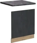 Vicco - K&uuml;chenm&ouml;bel R-line, Schwarz Beton, 60 Cm Ap Anthrazit