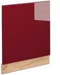 Frontblende Fame-line, Bordeaux Hochglanz, 60 Cm Ohne Arbeitsplatte Vicco