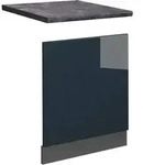Vicco - Frontblende Fame-line, Dunkelblau Hochglanz, 60 Cm, Ap Anthrazit