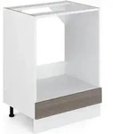 Herdumbauschrank R-line, Grau, 60 Cm Ohne Arbeitsplatte, Vicco