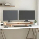 Monitorst&auml;nder 100x27x14 Cm Massivholz Kiefer Vidaxl
