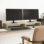 Vidaxl Monitorst&auml;nder Sonoma-eiche 100x27x10 Cm Holzwerkstoff