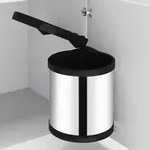 K&uuml;chen-einbau-m&uuml;lleimer Edelstahl 8 L Vidaxl