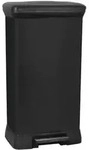 Curver Deco Bin Metalics Abfallbeh&auml;lter Schwarz 50 Liter