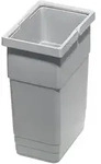 So-tech - Ninka Eins2vier Abfallsammler 6 L 275 X 210 X 140 Mm Alugrau 5135.11