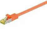 Rj45 Patchkabel Cat 6a S/ftp (pimf), 500 Mhz Mit Cat 7 Rohkabel, Orange, .